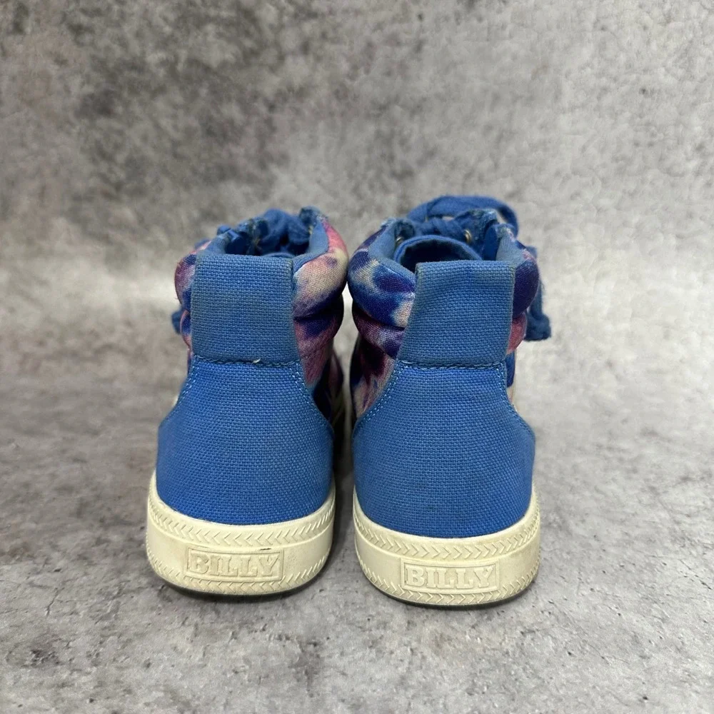 Billy Street High Kids 1M Blue Tie Dye Sneakers Wraparound Zipper BK25110-420